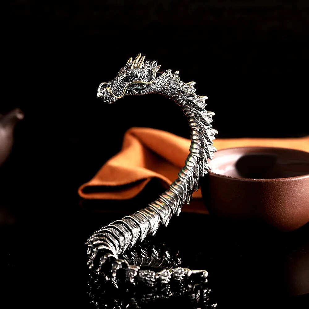 Bracelet Argent Dragon Yuxing